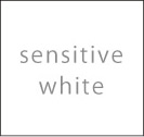 sensitive white