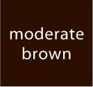 moderate brown