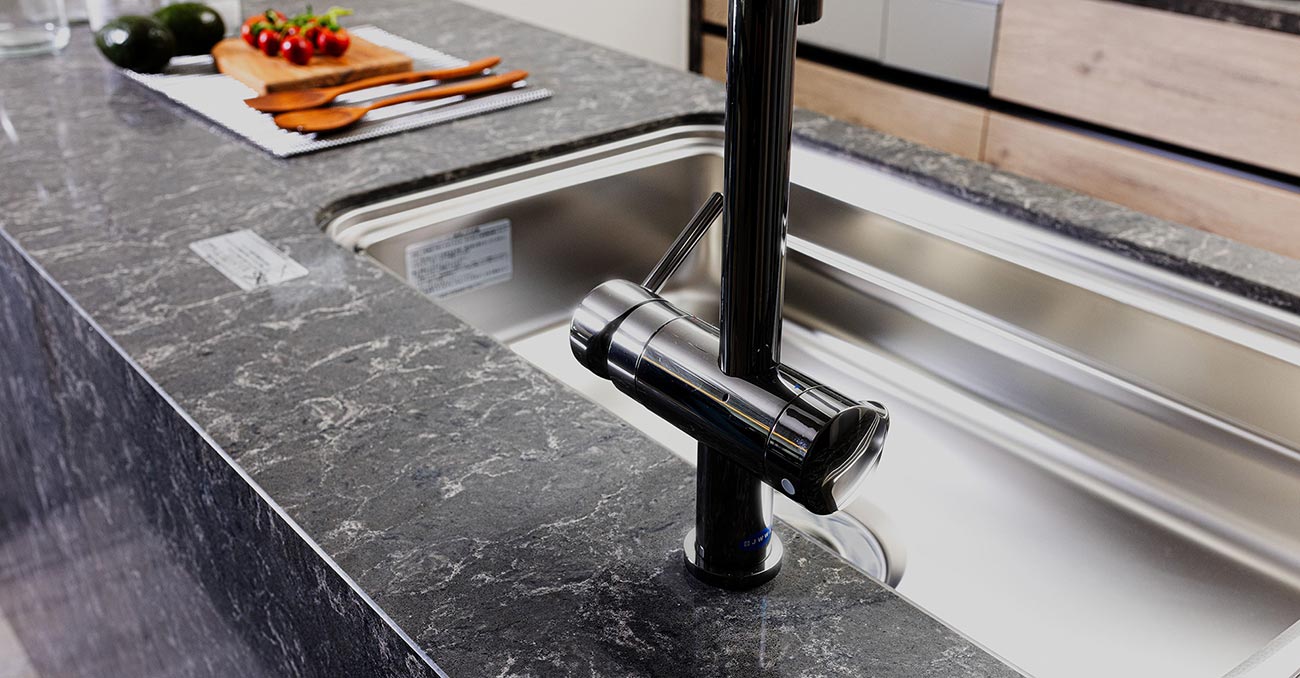 水栓やレンジフードなどの設備仕様もハイクラス[SUPREMO]MORIMOTO