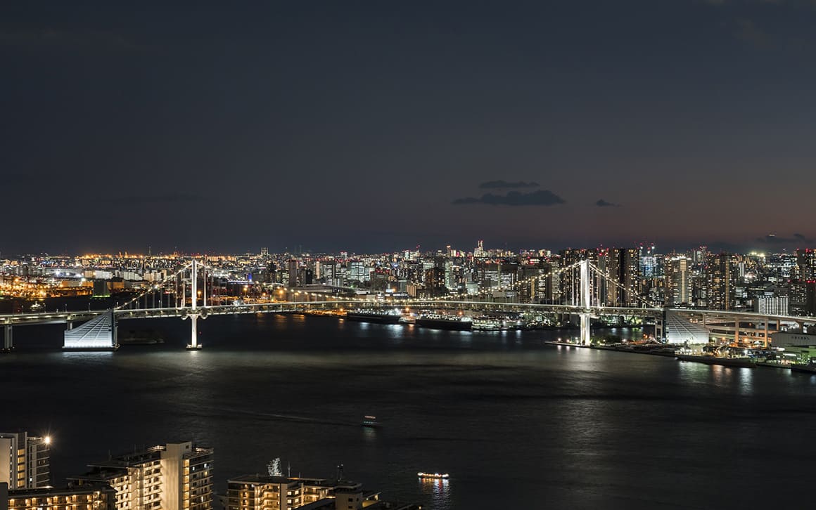 THE TOKYO TOWERS SEA TOWER レインボーブリッジを望む眺望(夜景) イメージ