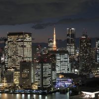 THE TOKYO TOWERS SEA TOWER 東京タワーを望む眺望(夜景)サムネイル