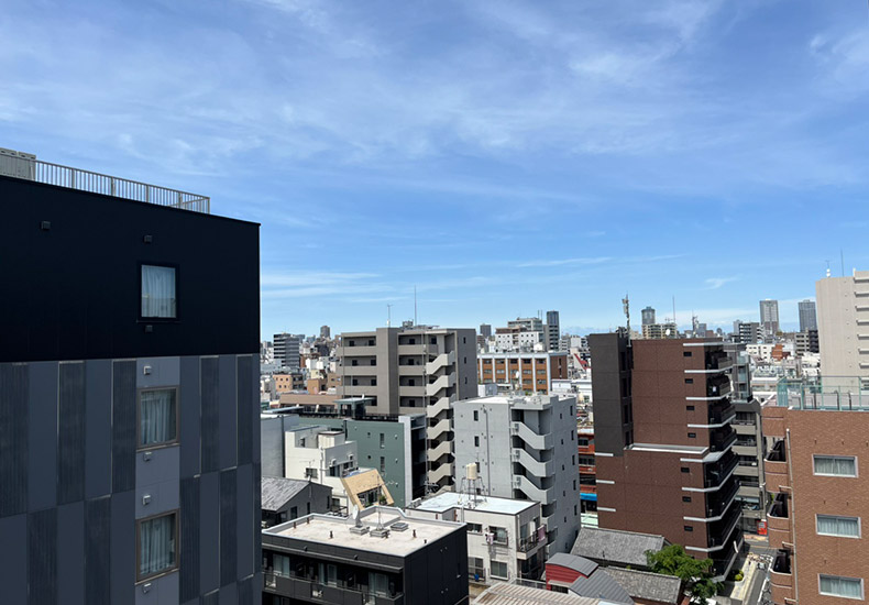 ピアース浅草 バルコニーからの眺望 イメージ