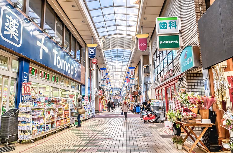 ピアース品川中延 中延商店街 （なかのぶスキップロード）