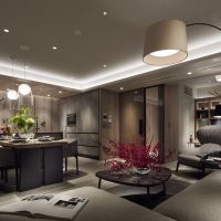 Brillia Grande みなとみらいパークフロントタワー モデルルーム・実績参考写真　リビングダイニングサムネイル
