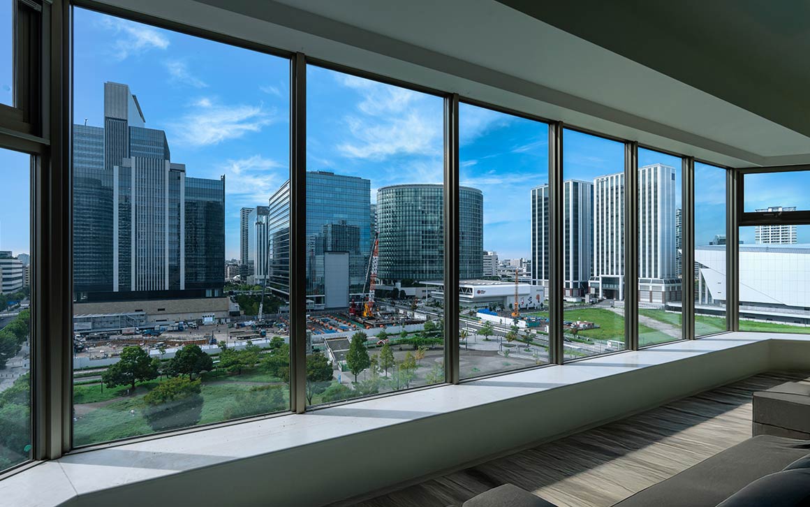 【眺望】お部屋やバルコニーから見える公園の緑が四季を感じさせてくれます。 Brillia Grande みなとみらいパークフロントタワー 【眺望】お部屋やバルコニーから見える公園の緑が四季を感じさせてくれます。 イメージ