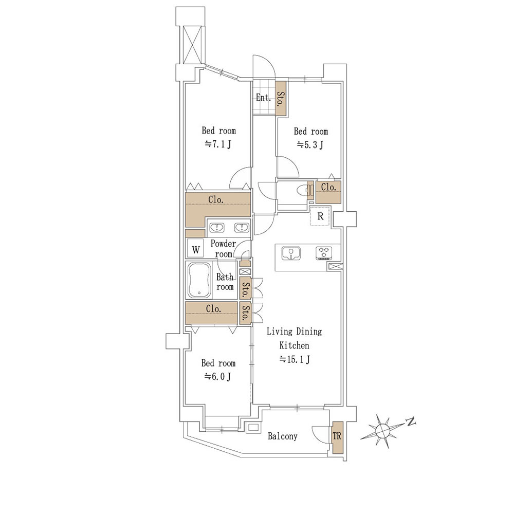 フォルスコート学芸大学 プラン イメージ