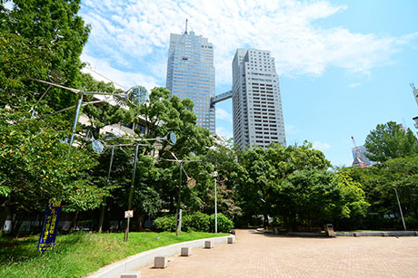 クリオ築地川公園 中央区立あかつき公園