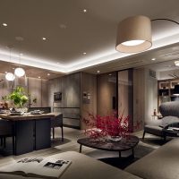 パークホームズ三軒茶屋アーバンレジデンス モデルルーム・実績参考写真 リビングダイニングサムネイル