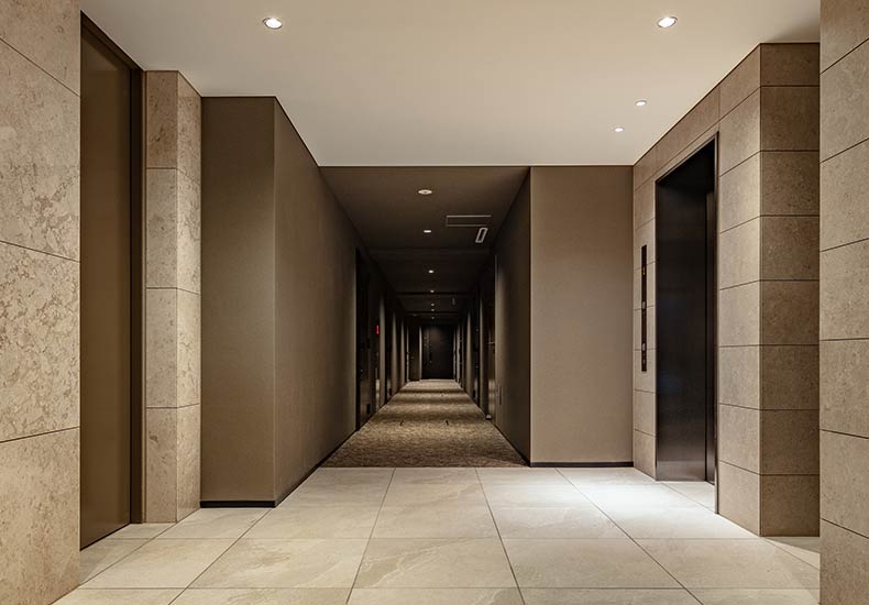 ピアース神楽坂レジデンス エレベーターホール イメージ