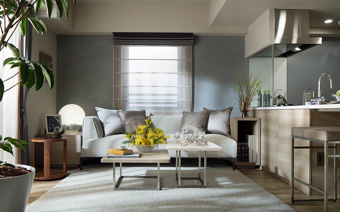 クレッセント芦花公園 モデルルーム・実績参考写真　リビングダイニング イメージ