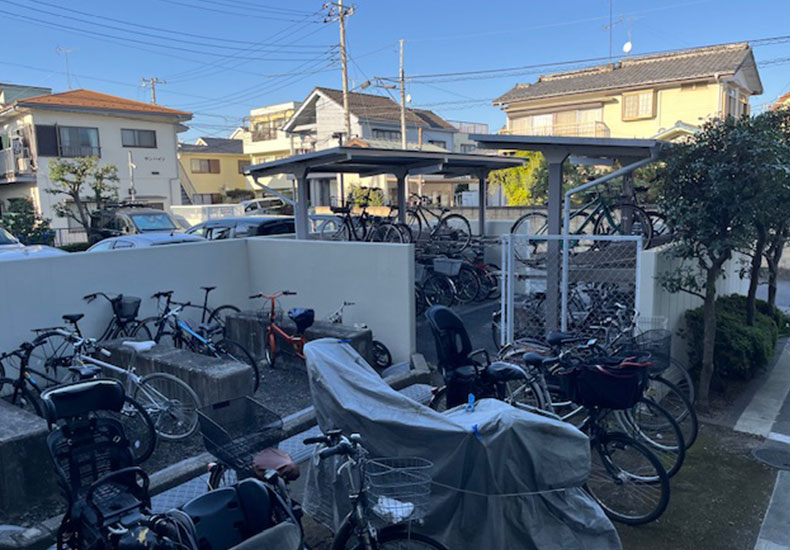 リヴィエール京王稲田堤 駐輪場 イメージ