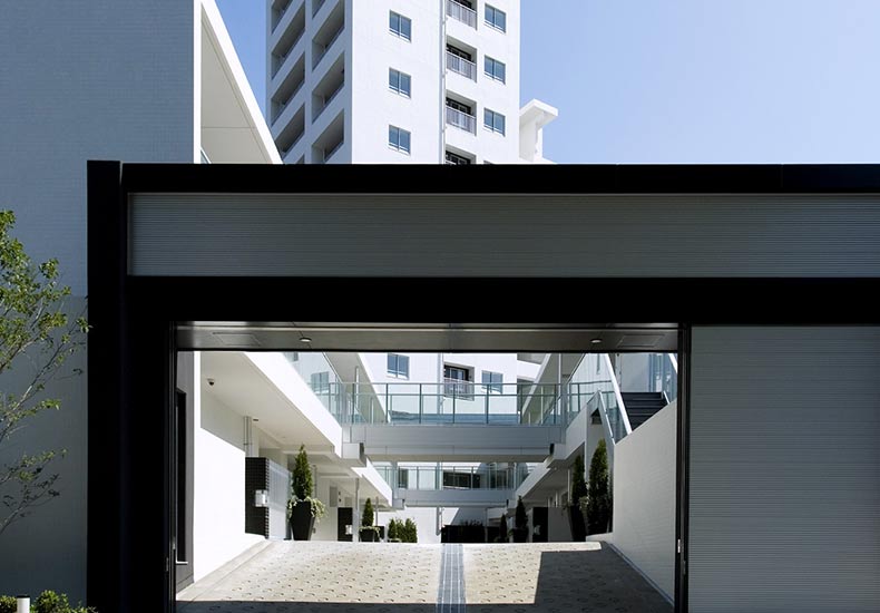 ピアースコード等々力 駐車場入り口 イメージ