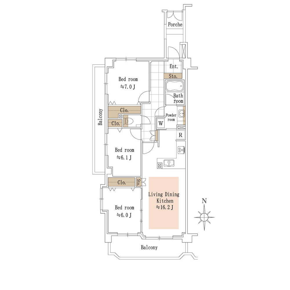 クレッセント芦花公園 プラン イメージ