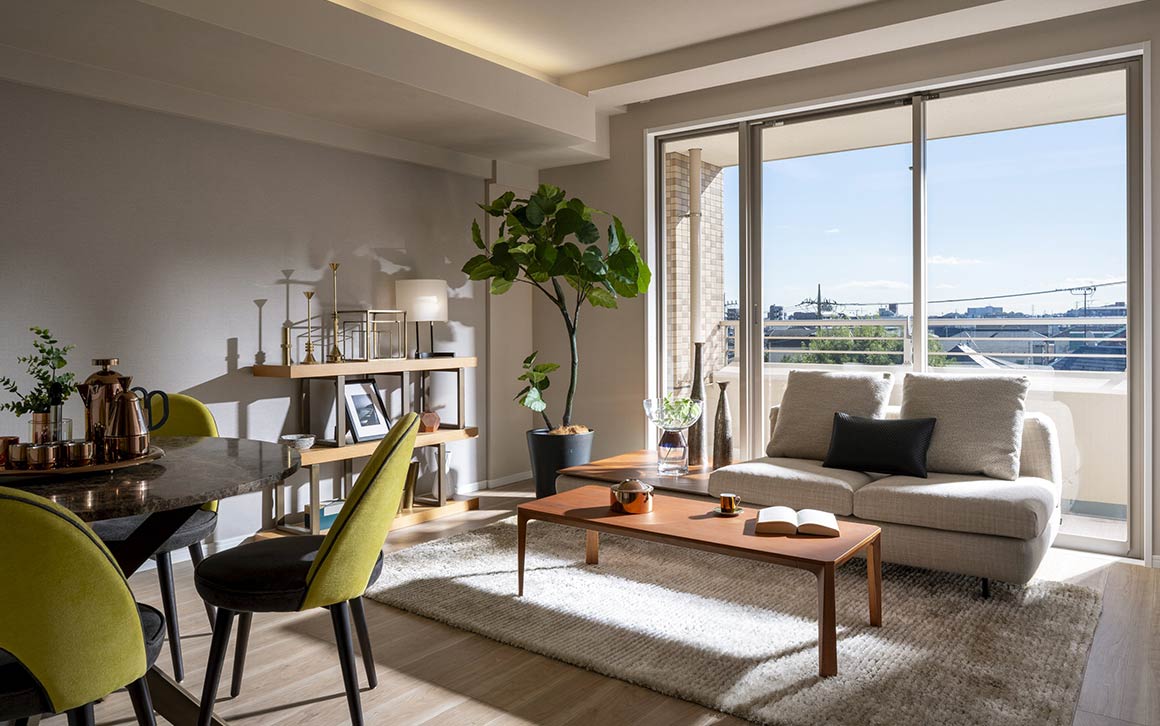 クリオ溝の口壱番館 モデルルーム・実績参考写真　リビング・ダイニング イメージ