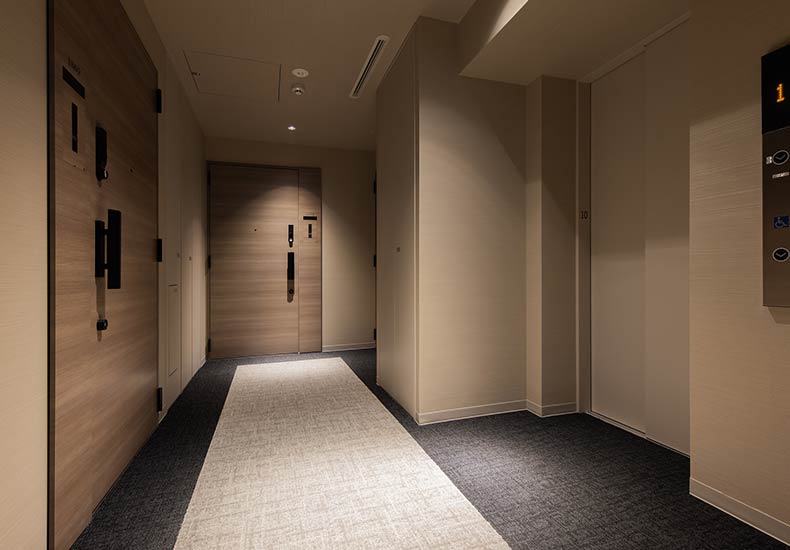 ピアース銀座レジデンス 内廊下 イメージ