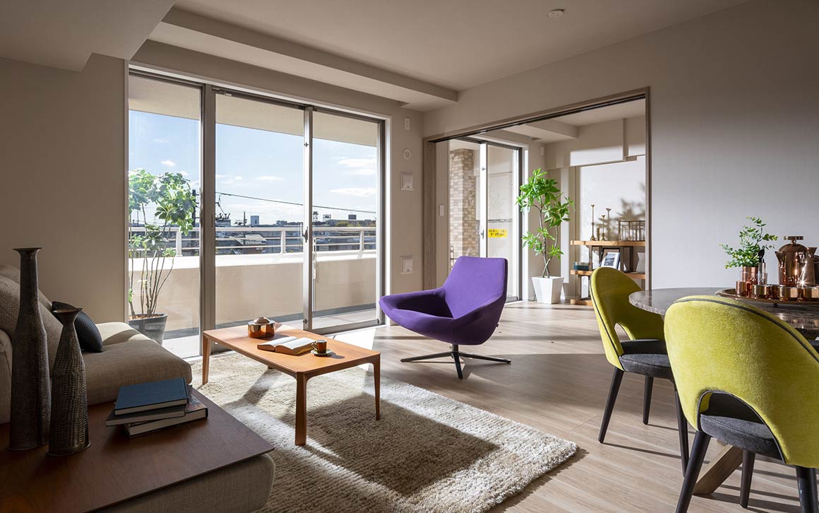 クレッセント蒲田III モデルルーム・実績参考写真　リビング・ダイニング イメージ