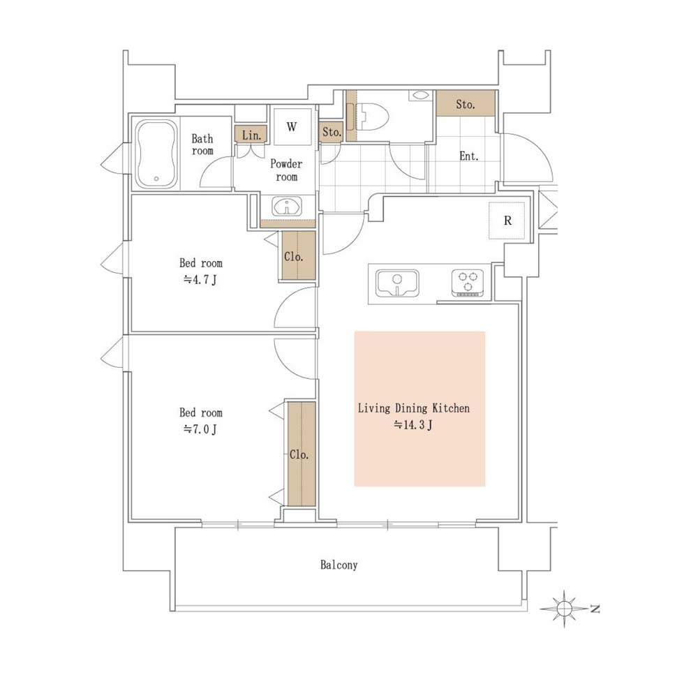クリオ浅草橋 プラン イメージ