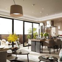 アトラス目黒本町 モデルルーム・実績参考写真　リビング・ダイニングサムネイル