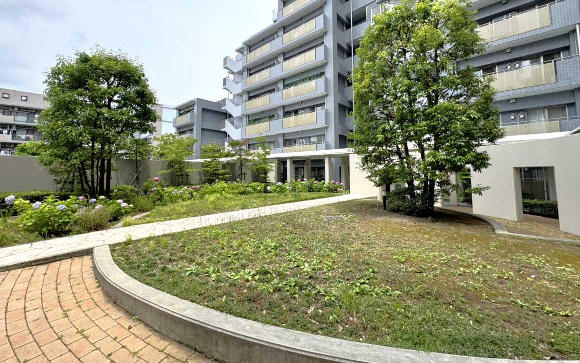 中庭 しながわ公園パークホームズ 中庭 イメージ