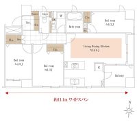 イトーピア千駄木IDEA-B棟 プランサムネイル