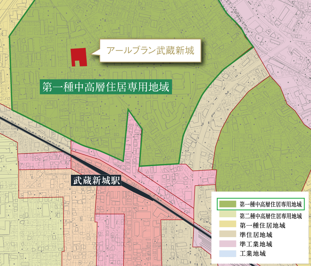 用途地域概念図