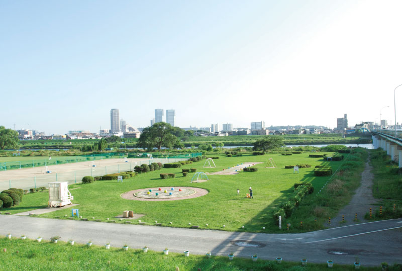 多摩川ガス橋緑地