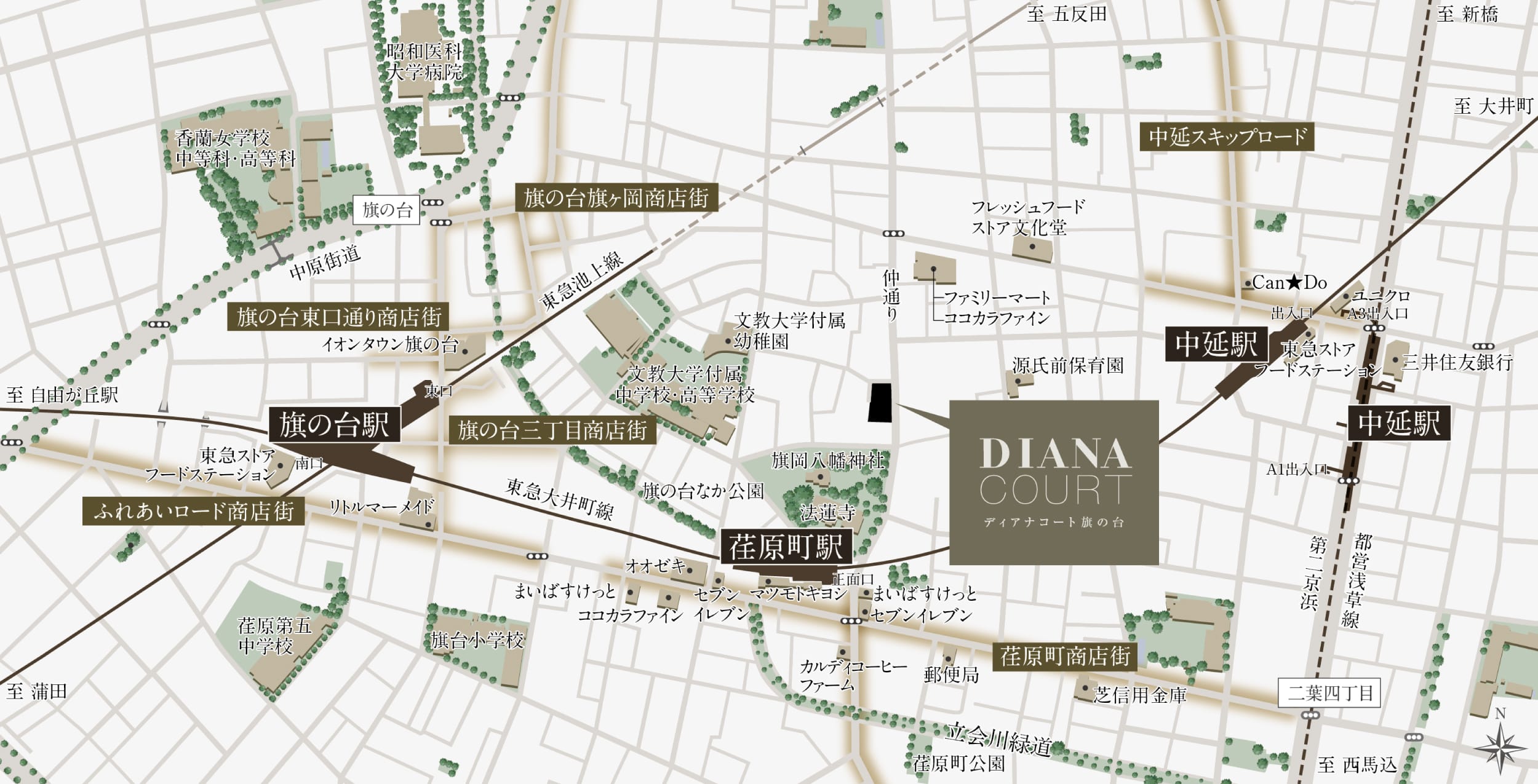 現地案内図