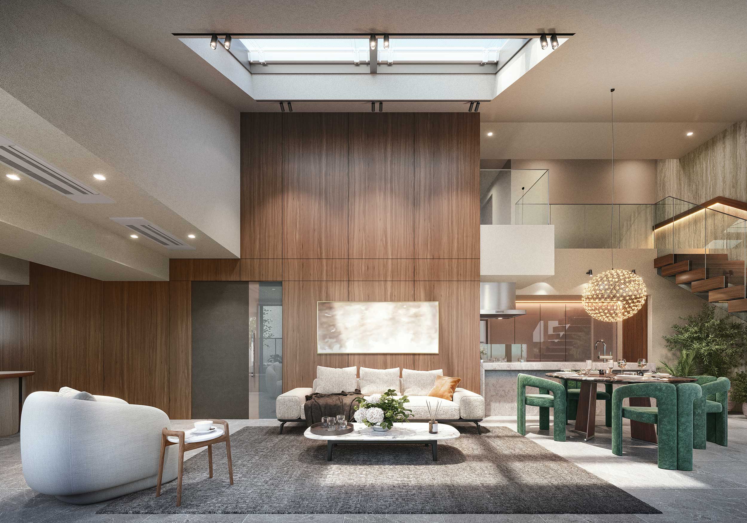 Pタイプリビング・ダイニング完成予想CG