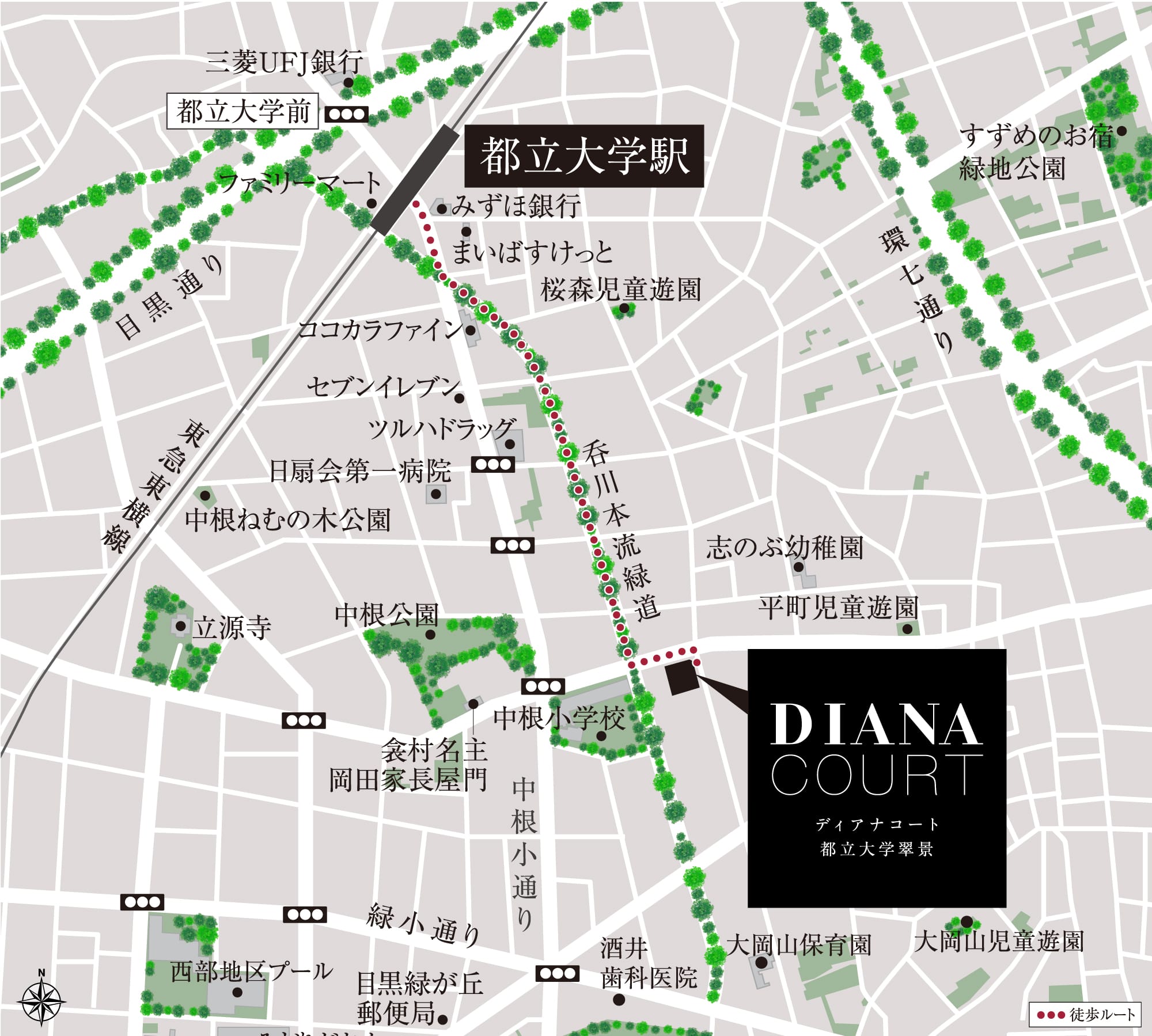 現地案内図