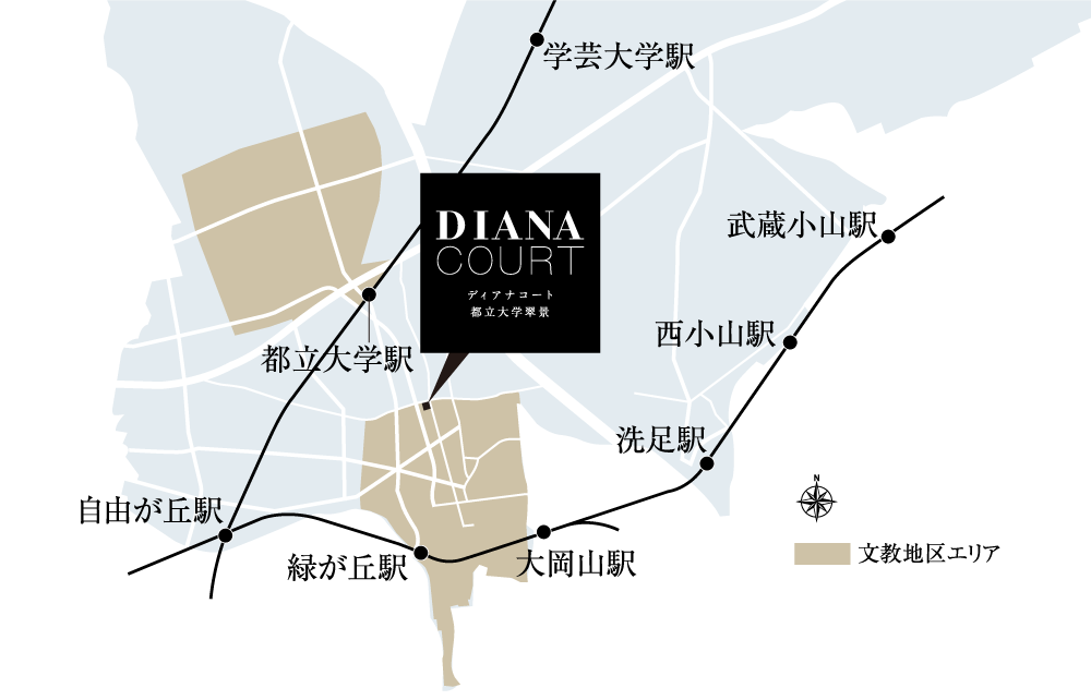 文教地区エリア