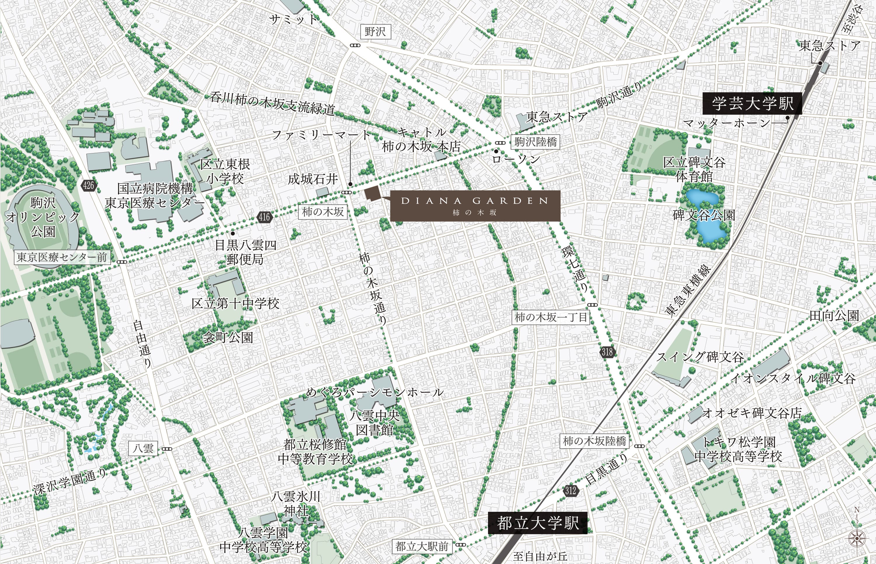 現地案内図
