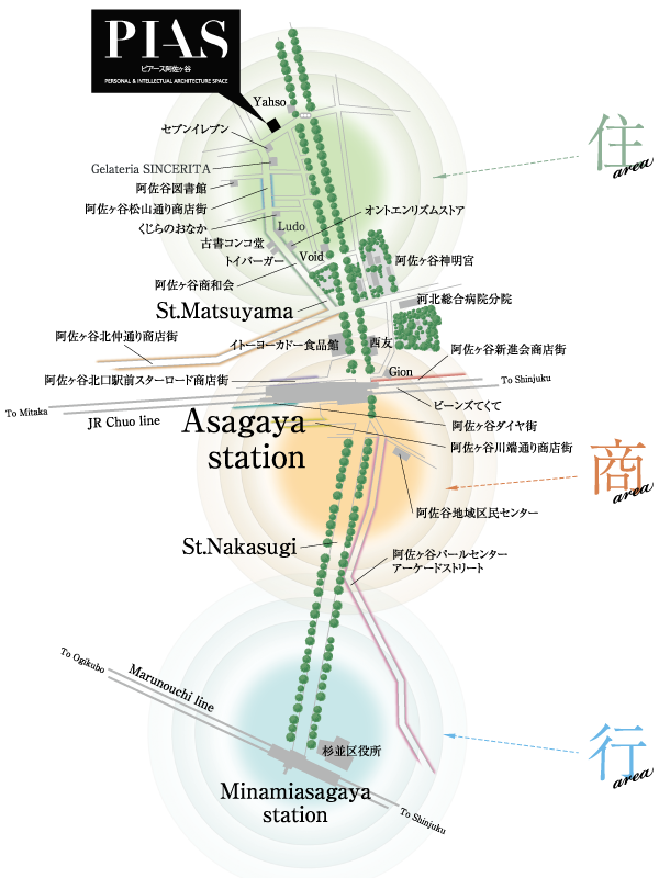 ロケーション ピアース阿佐ヶ谷 東京都杉並区阿佐ヶ谷北の新築分譲マンションならモリモト