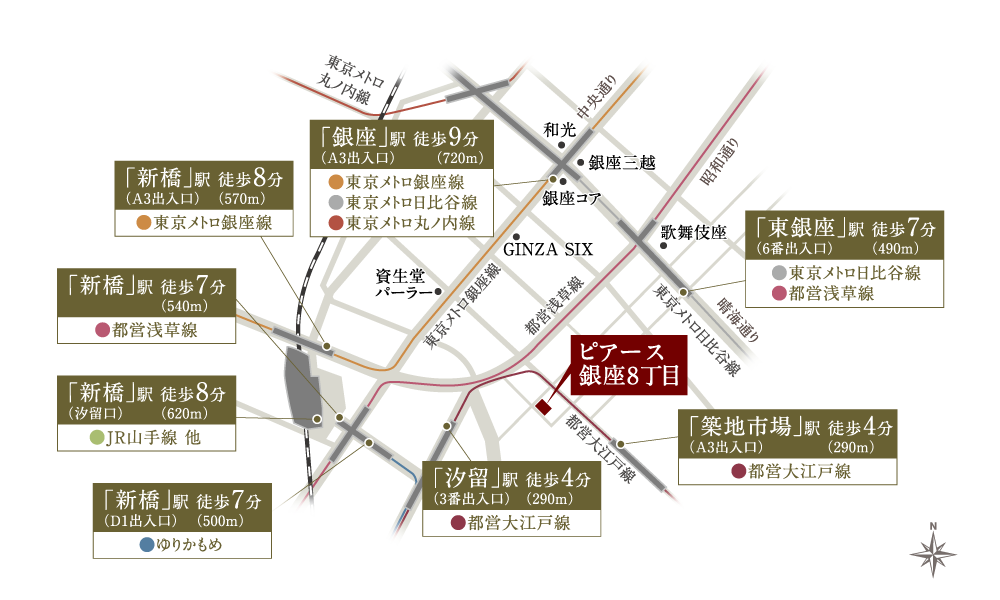 線 路線 東京 メトロ 図 銀座