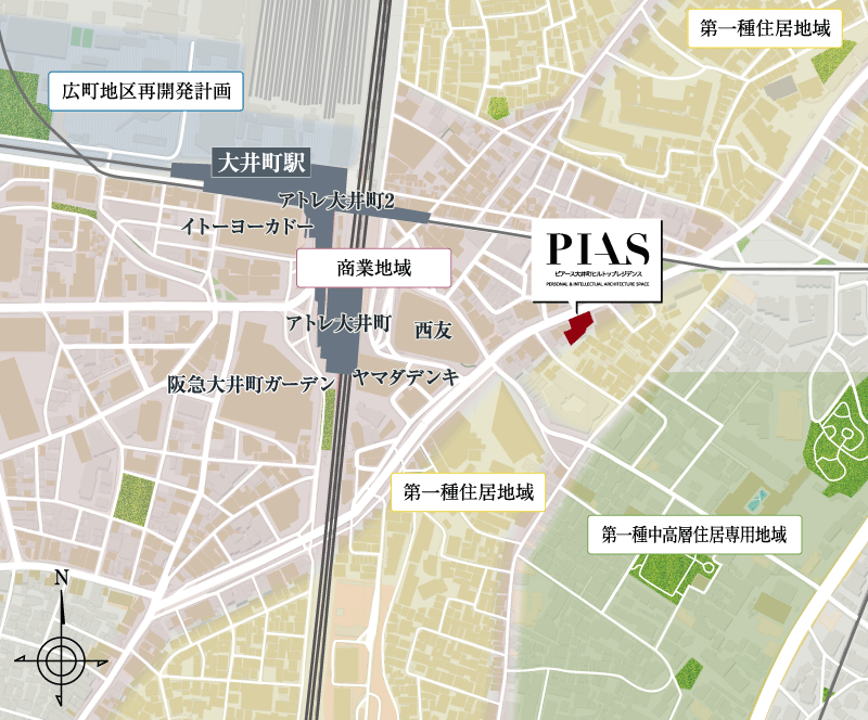 用途地域概念図