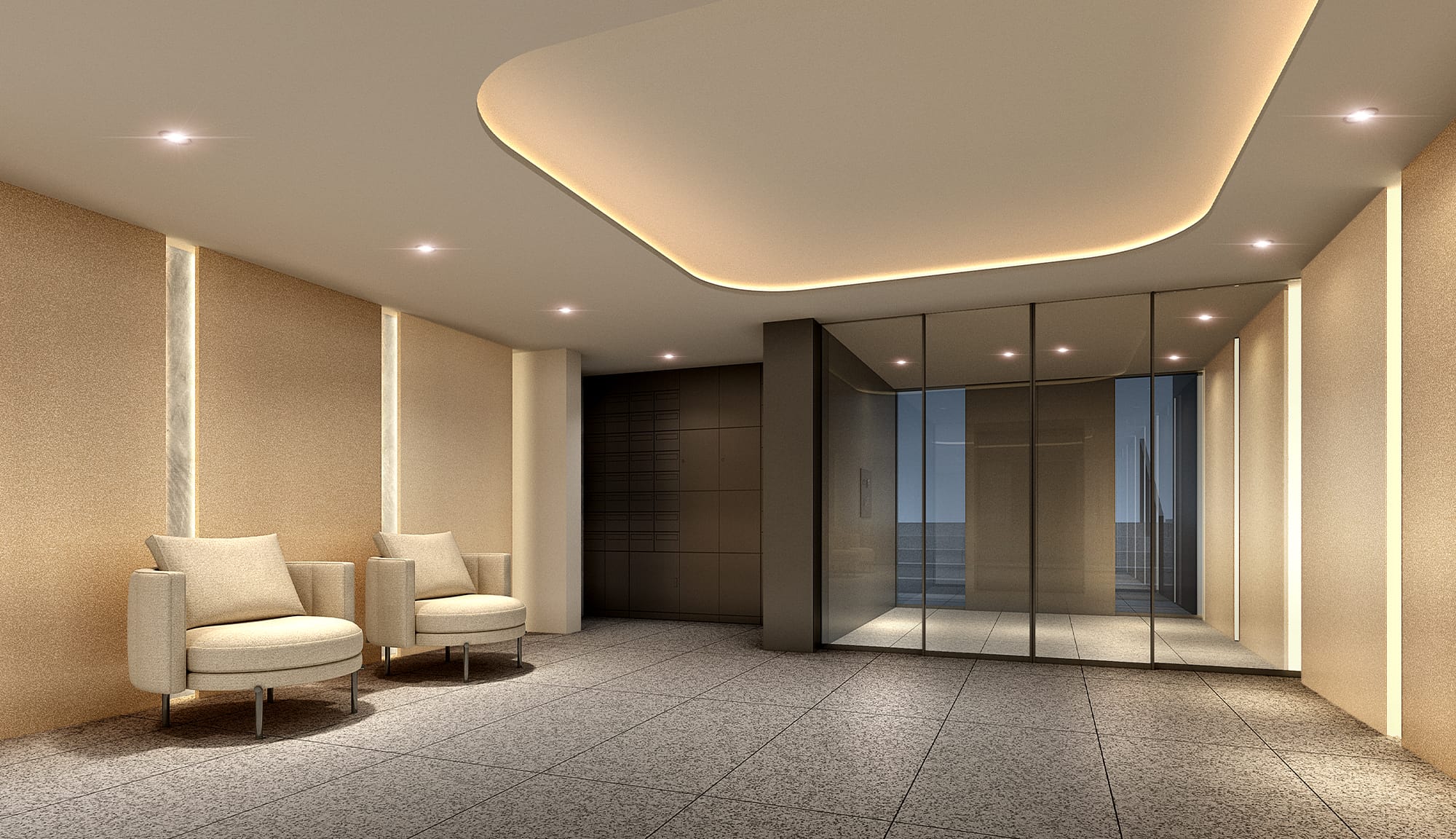 エントランスホール完成予想CG