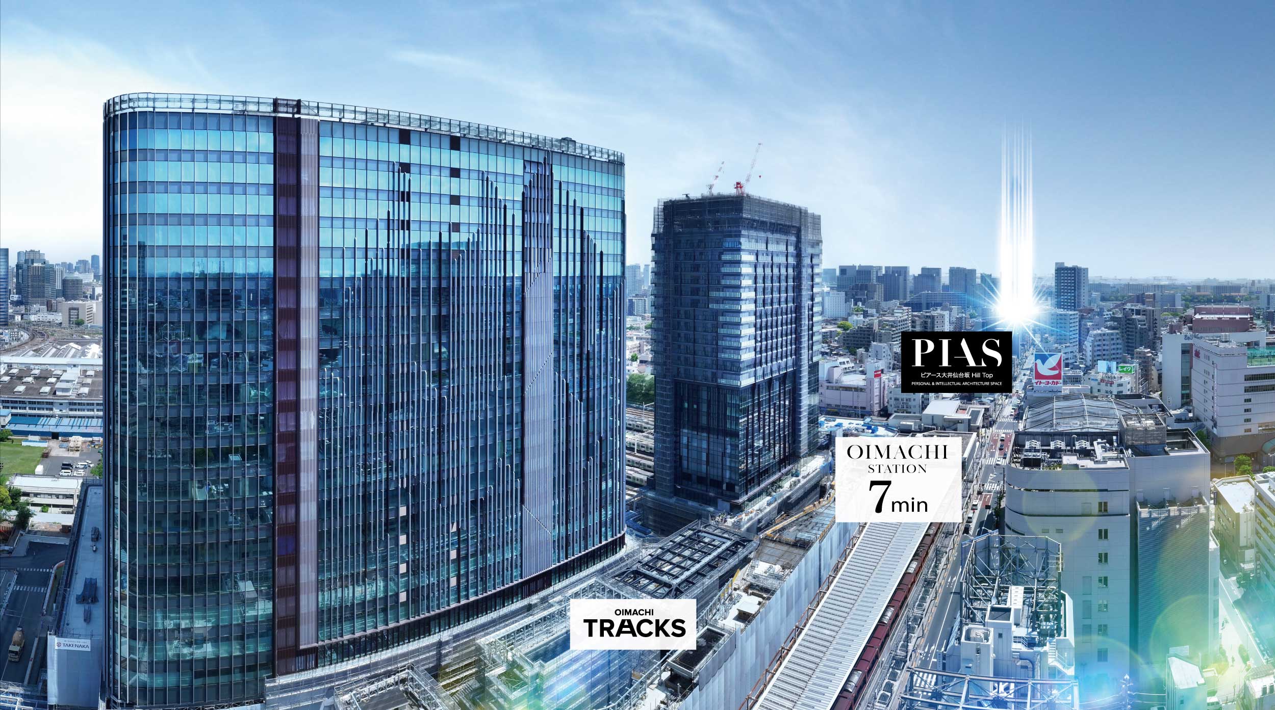 品川駅街区地区開発計画 外観完成予想CG