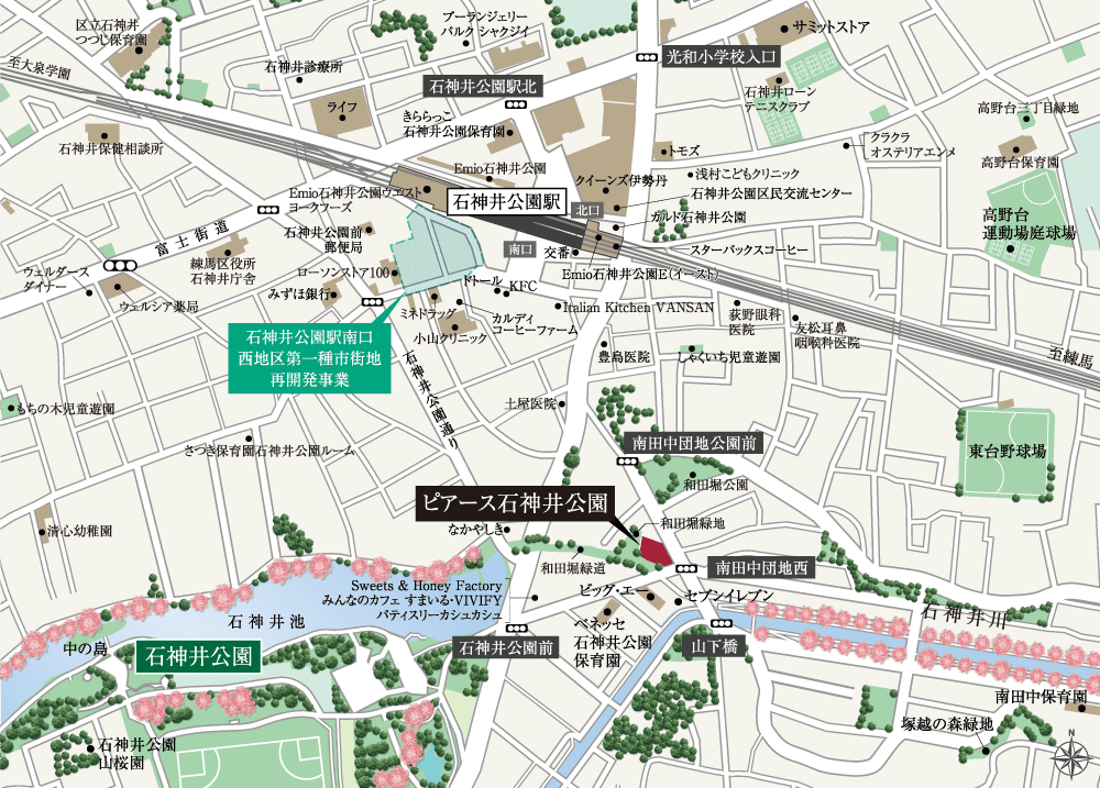 現地案内図