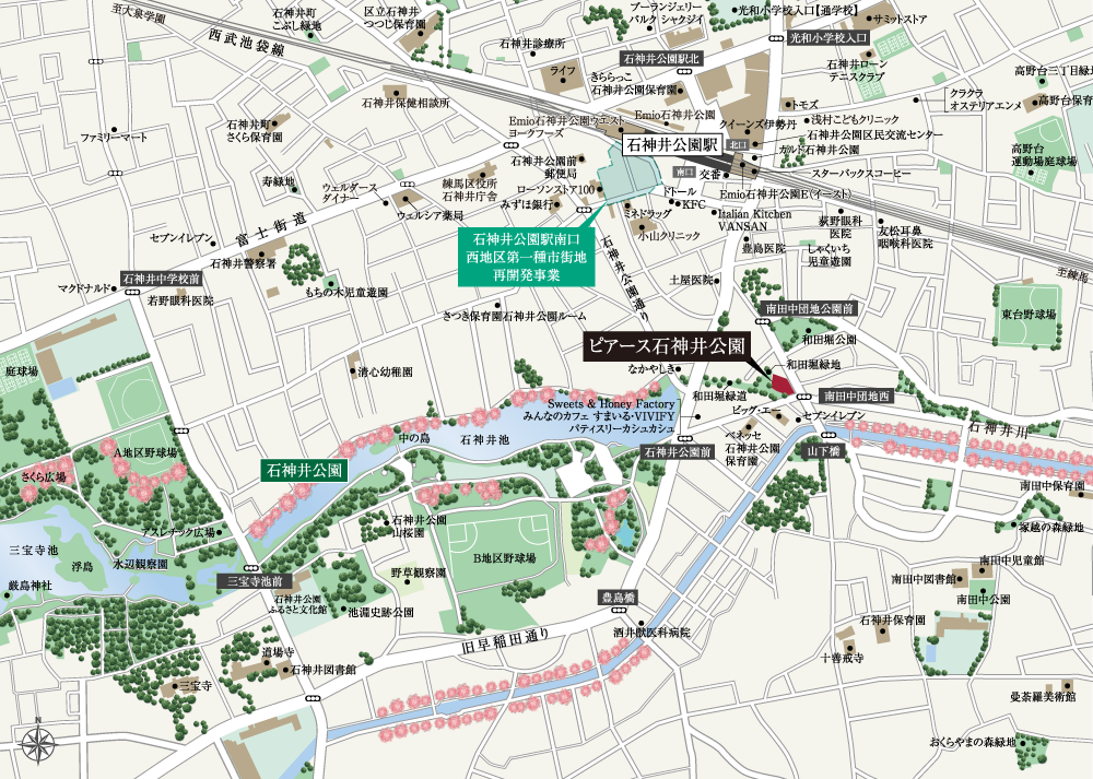現地案内図
