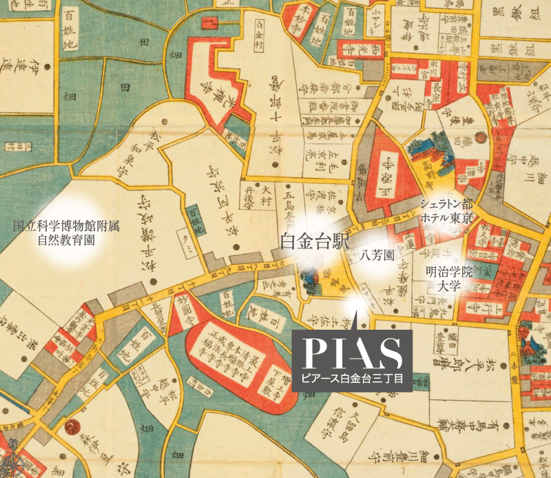 江戸切絵図（出典：国立国会図書館）