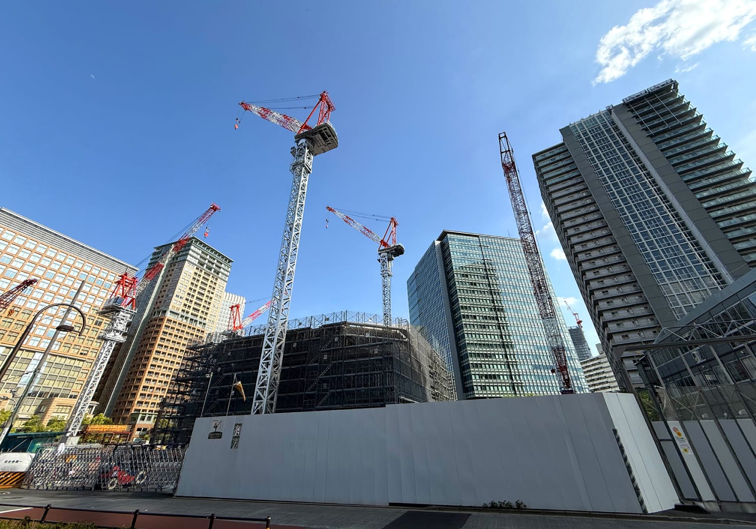 建設中の再開発現地（2025年5月撮影）