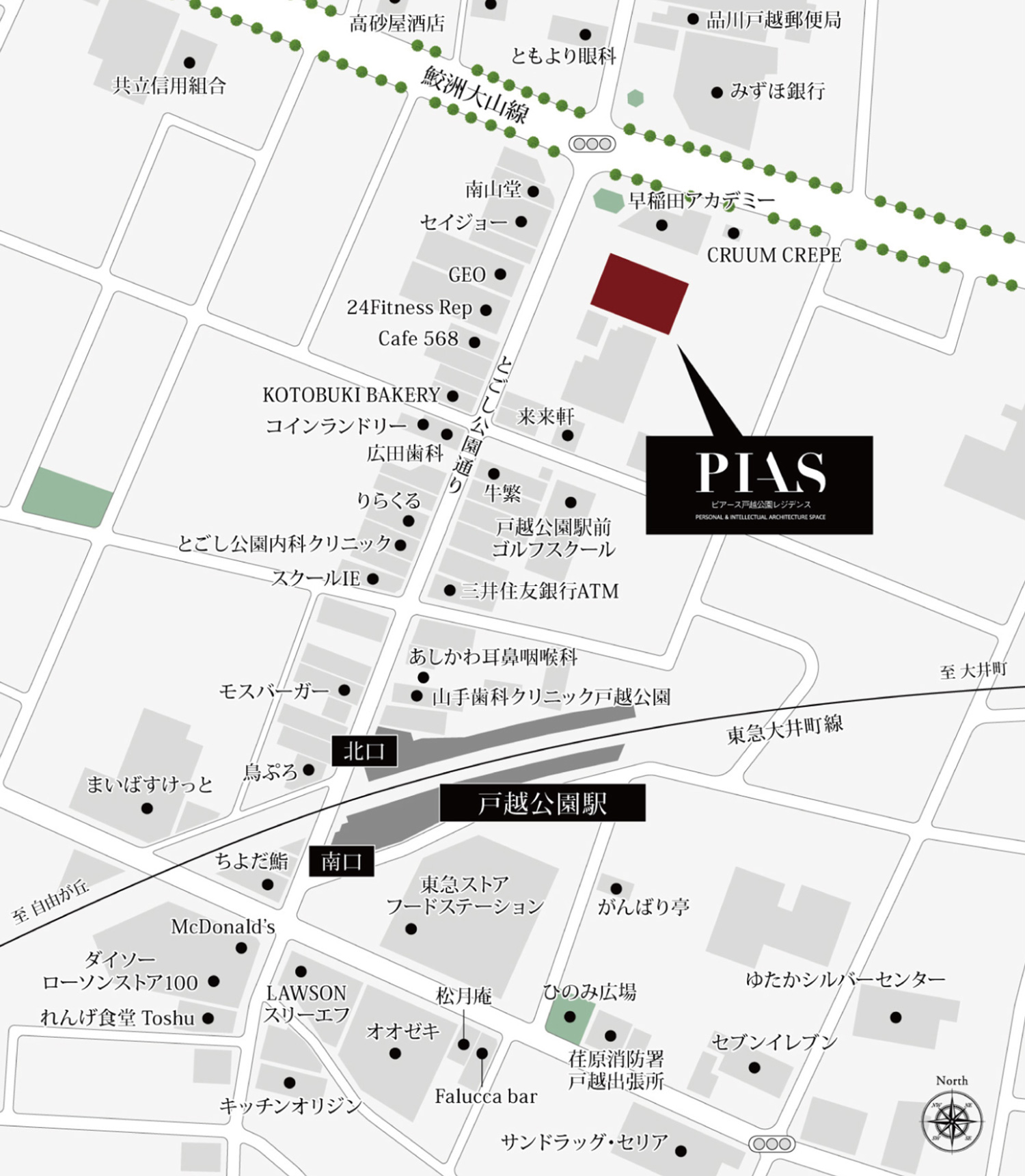 狭域現地案内図